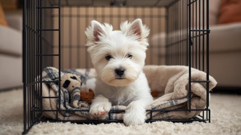 Crate Training Your Westie Puppy: Creating a Cozy and Safe Space